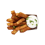 6 Pcs Halloumi Fries With Choice Of Sauce 